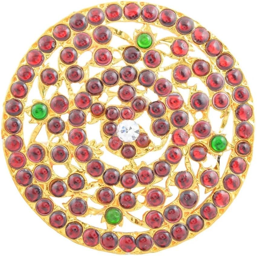 Bharatanatyam Jewelry Hair Accessories Simple Elegant Pieces To Beautiful Traditional Pieces,Temple Visits, and Wedding Functions. Stunning Collection of Rakodi (AD:00174)-image-11
