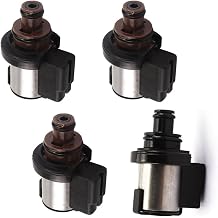 4PCS 3-3.5 ohms Torque Converter Transmission AWD Pressure Control & 12-13 ohms Lock-Up Solenoid Kit Compatible with Subaru CVT Replace TR580 TR690 31825AA050 31825AA051 31825AA052