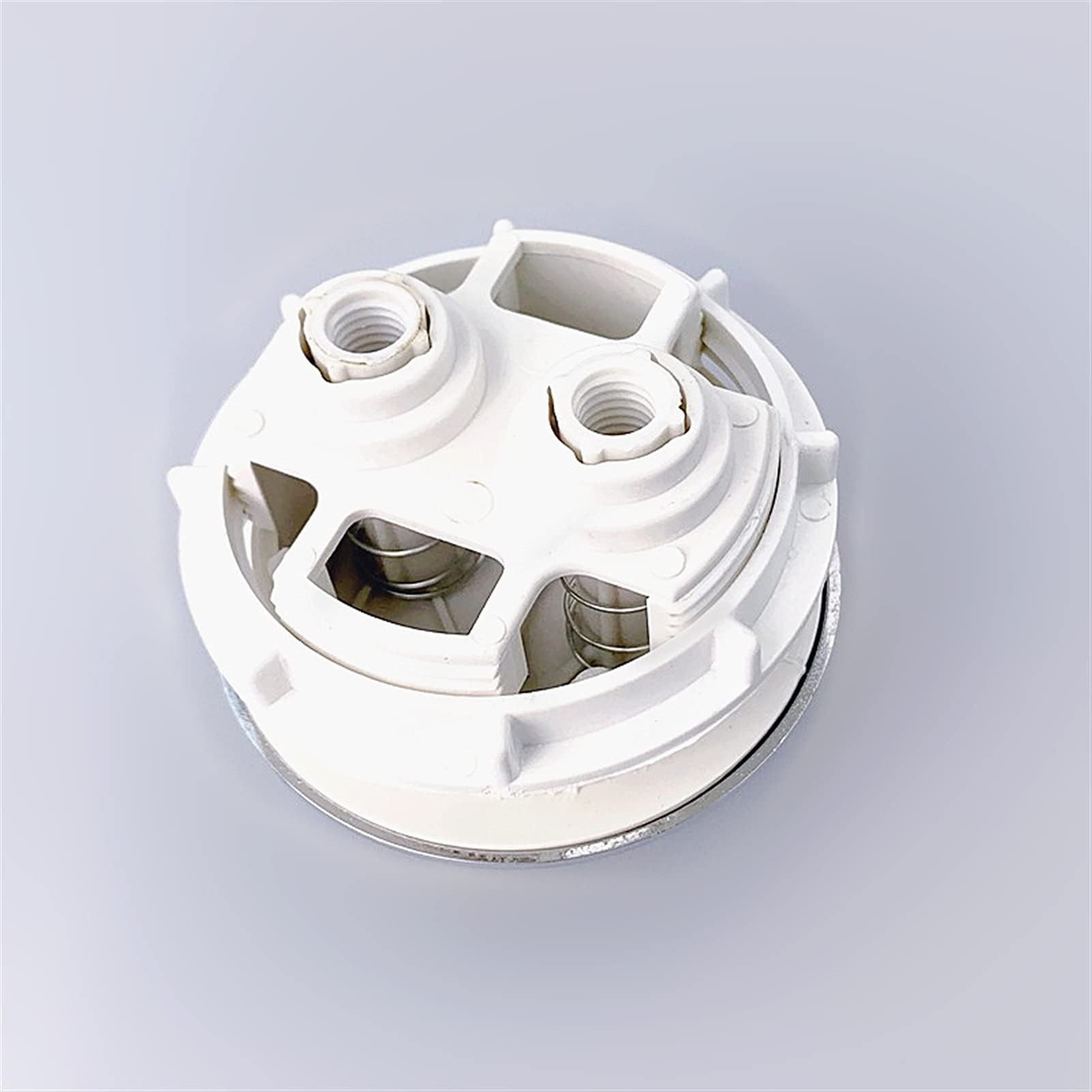 Pulsante di scarico del WC, Closestool Rotondo Grande Doppio Pulsante Serbatoio 'Acqua della Toilette Premere il Pulsante 'Interruttore di Scarico Pulsante della Toilette del Bagno,FL21013 Pulsante de