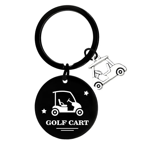 Golf Cart Keychain for Men Golf Lovers Players Gifts Golf