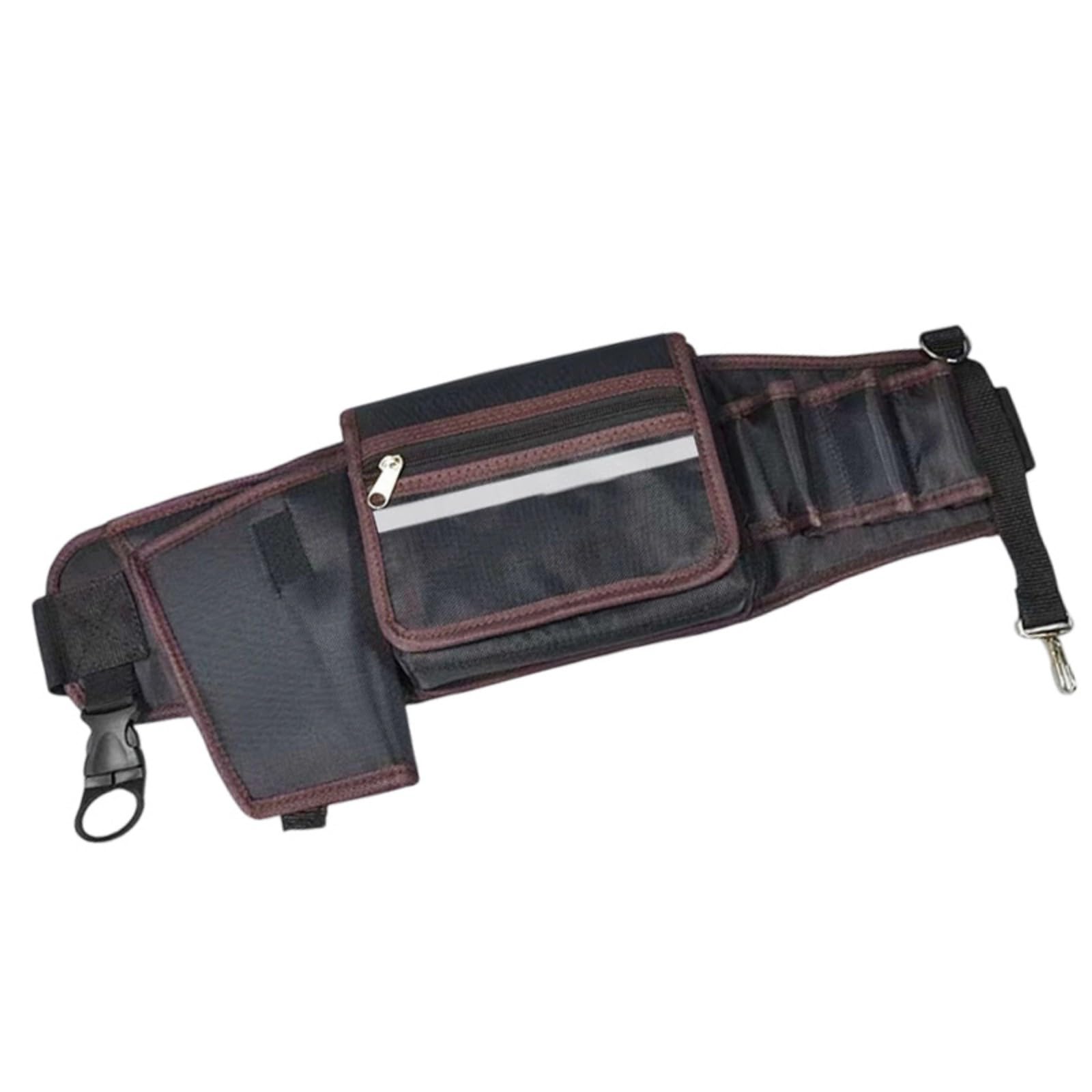 Multifunctional Electrician Tool Bag Waist Pouches Belt Storage Holder Screwdriver Organization Garden Waist Bag Multifunctional Adjustable Belt for Electricians & Gardeners with Storage Pockets &