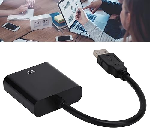 Miniatura 3 de Convertidor USB3.0 a VGA, cable adaptador HD 1080P de 5 Gbps, tarjeta de video externa hembra de 15 pines para portátiles, escritorios, monitores,