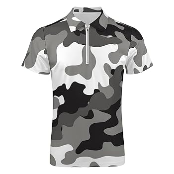 V12 迷彩柄 ポロシャツ　ブラック　グレー　タグ付き　新品 V12 迷彩柄 ポロシャツ ブラック グレー タグ付き 新品 V12