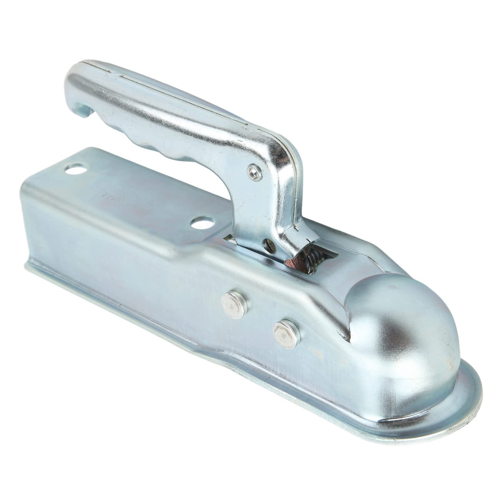 Accoppiatore per Rimorchio Quadrato con Sfera di Attacco da 50 Mm, capacità di Carico di 3.500 Libbre, in Acciaio Forgiato con Connettore a Gancio Zincato, Facile Attacco per