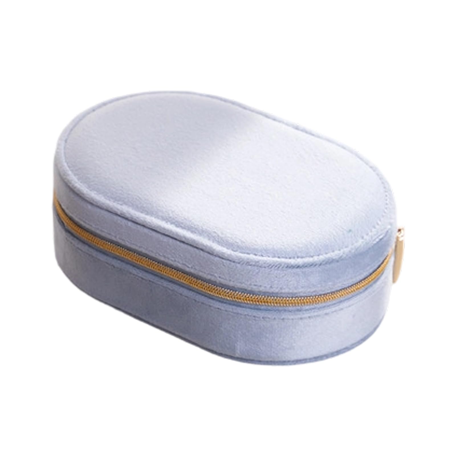HZBB Flannel Jewelry Organizers Box with Lid and Multiple Compartments for Necklaces Rings Earrings Storage Multiple Compartment Jewelry Storage