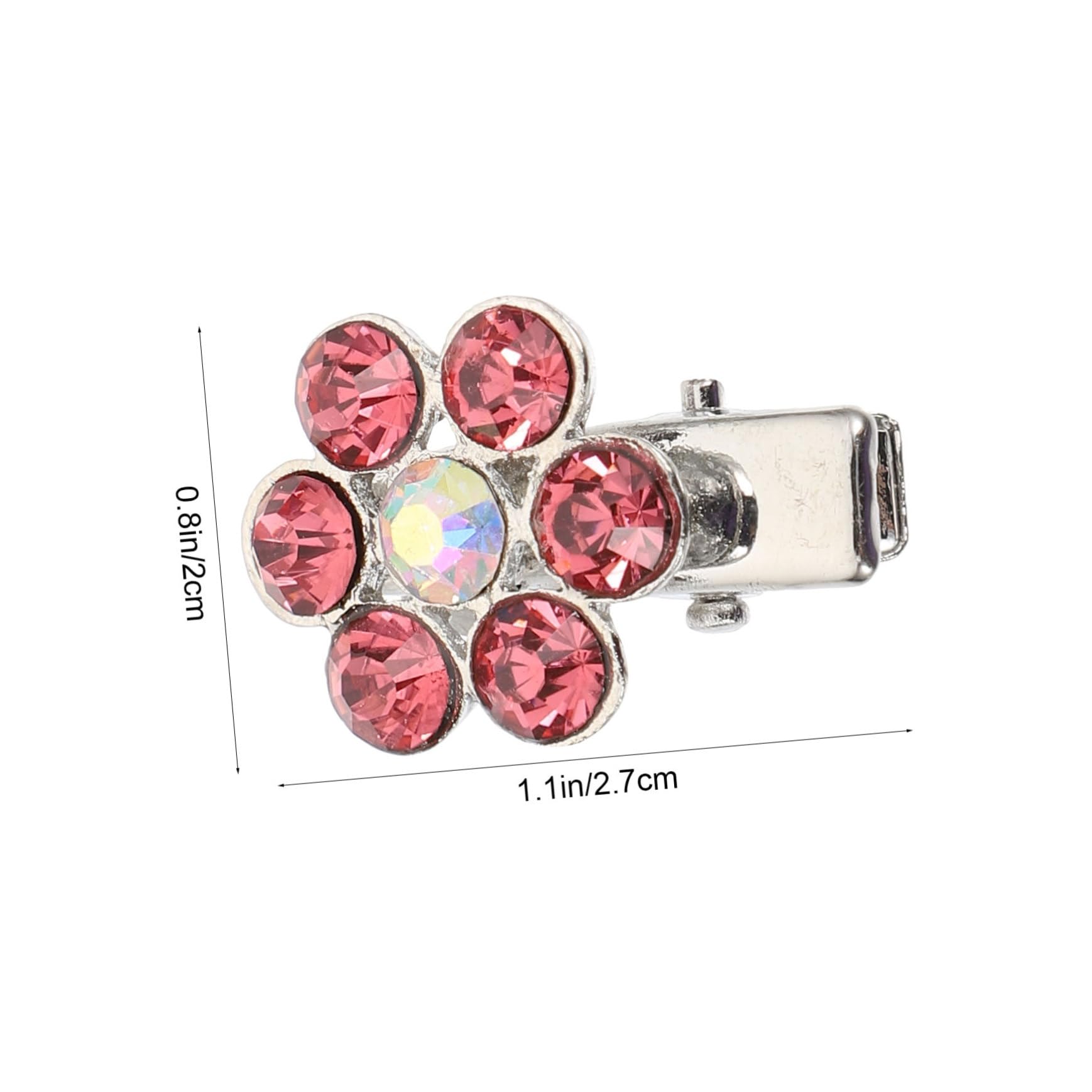 BESPORTBLE 6pezzi Fermagli Decorativi per Cani Accessori Eleganti con Testa di Cane Cristallo per Mantenere Ordine Pelo del Tuo Animale Domestico Disponibili