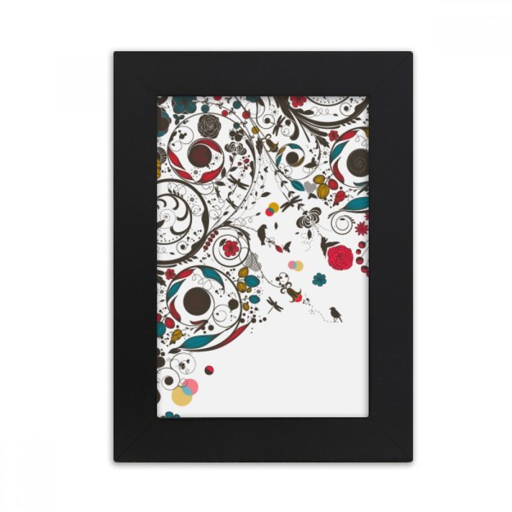Cadre photo noir 10x15 art moderne pour décoration de bureau élégante