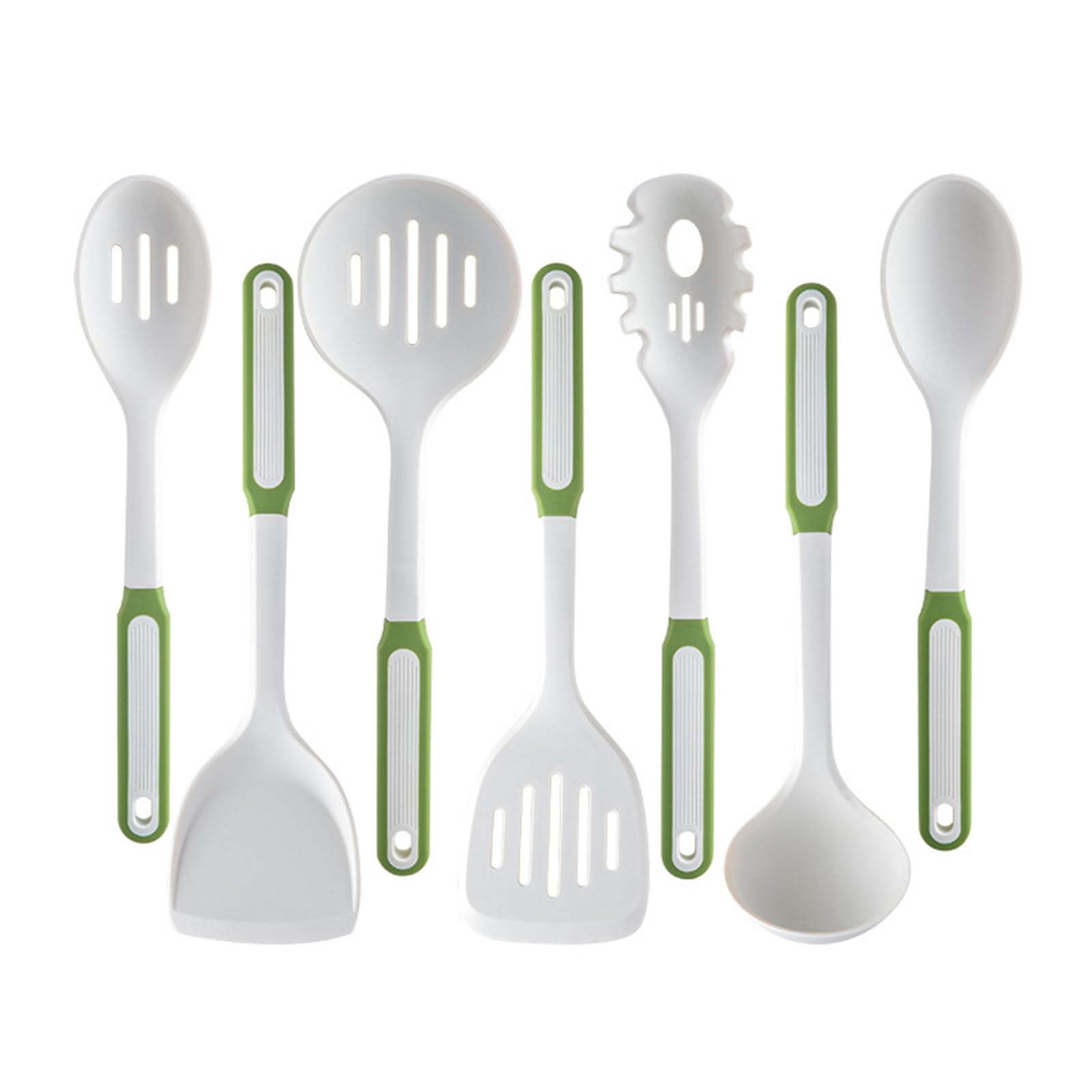 Set di Utensili da Cucina 7 Pezzi in Silicone, Strumenti da Cucina Antiaderenti Resistenti al Calore, Senza BPA Lavabili in Lavastoviglie Accessori da Cucina per Pentole
