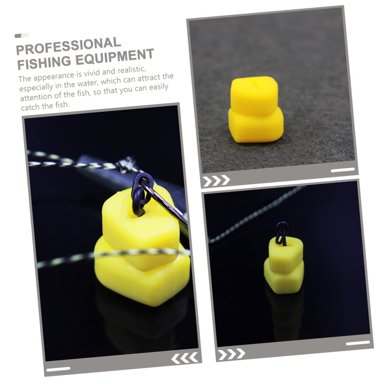 Happyyami 200pièces Leurres De Artificiels Maïs pour Eau Douce Et Salée Appâts Simulés Lifelike Résistants Aux Morsures Faciles à Transporter
