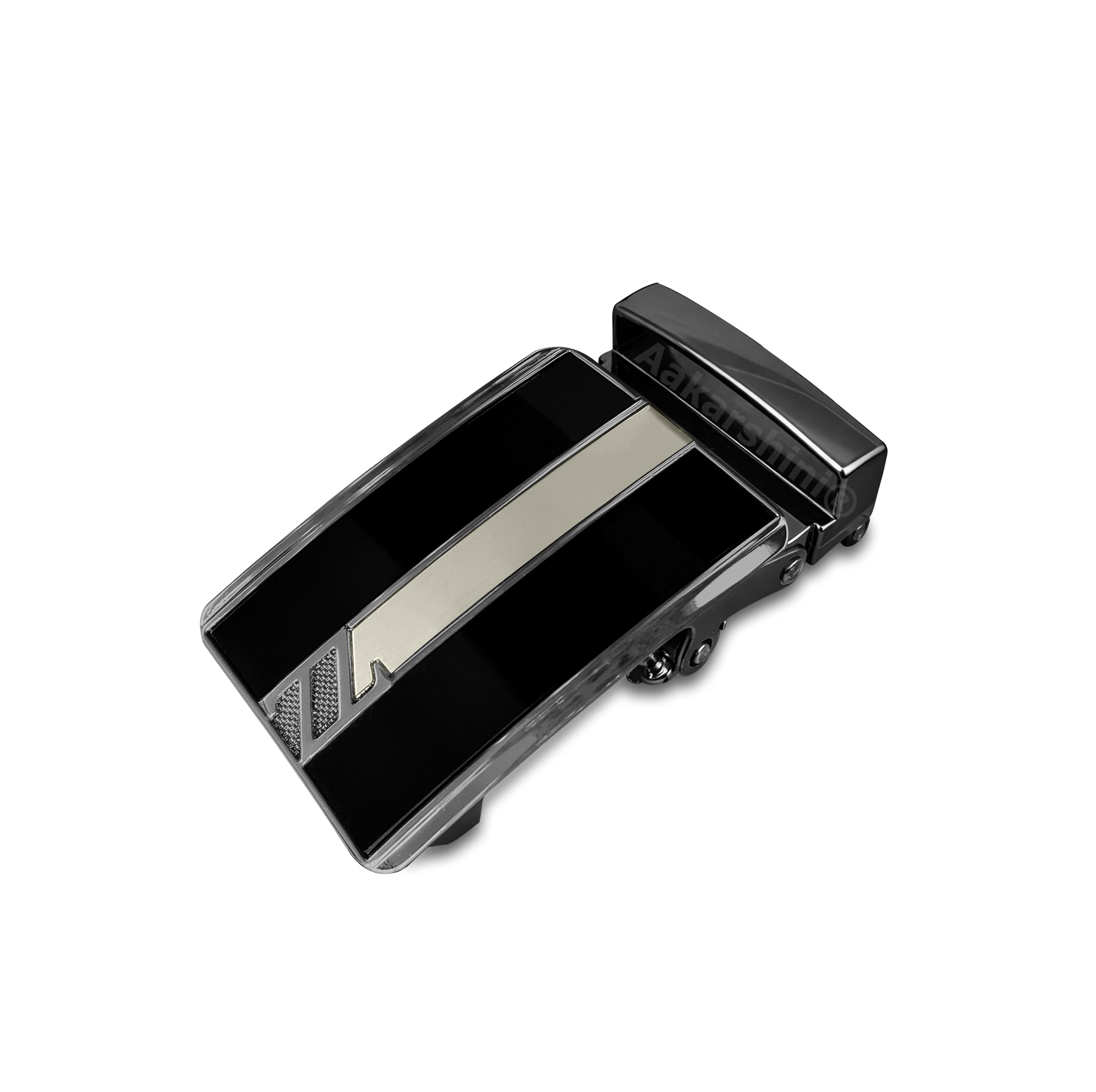 Fits Up to 1.25 Inch Wide Straps Only | Autolock Buckle Only Rust Free | Black Rectangular Belt Buckles for Men | Easy to Use Auto Lock Buckle for Belt Men