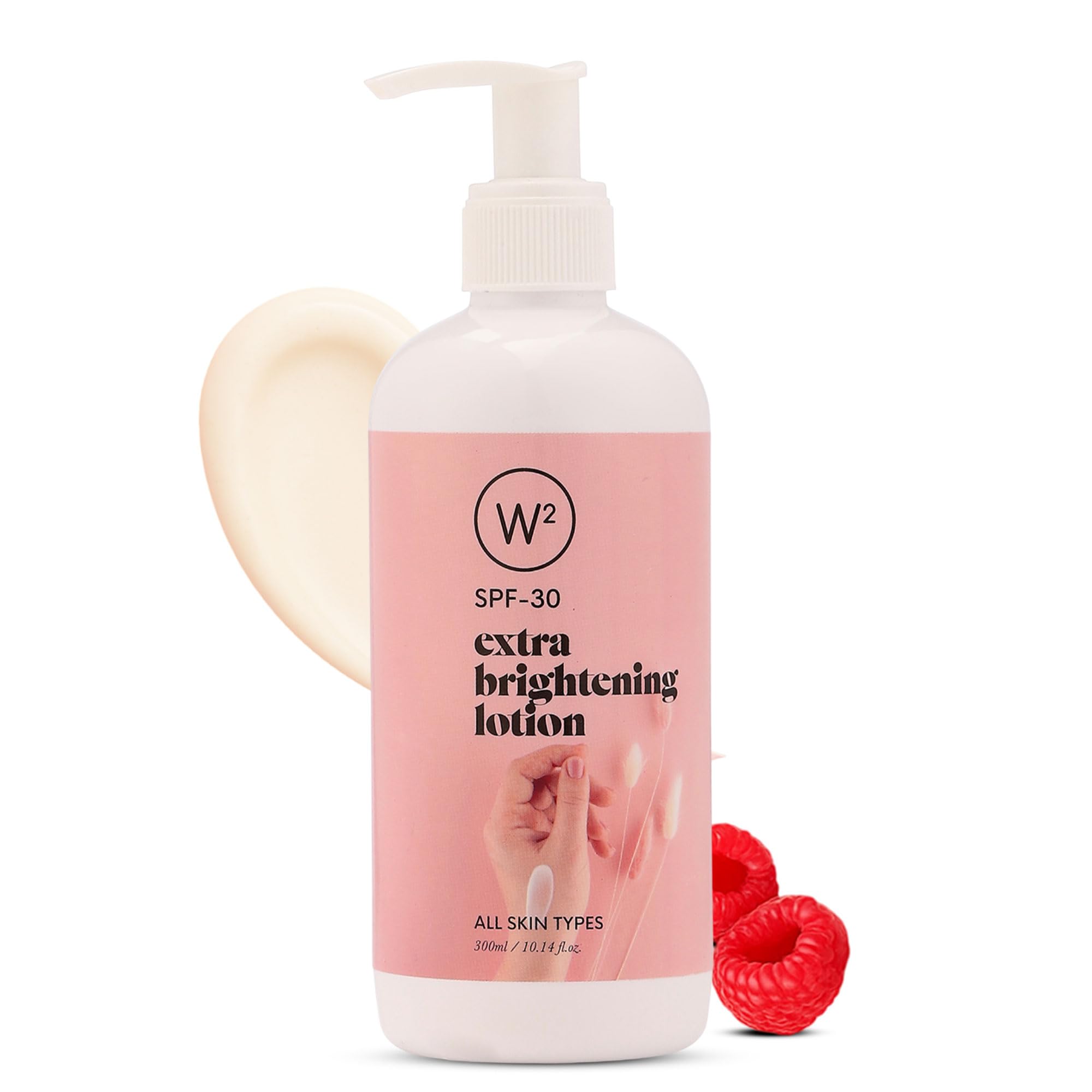 W2 Why Wait Brightening Lotion with SPF 30 | Broad Spectrum UV Shield | Ultra Sun Block | Water Proof | 300 ml