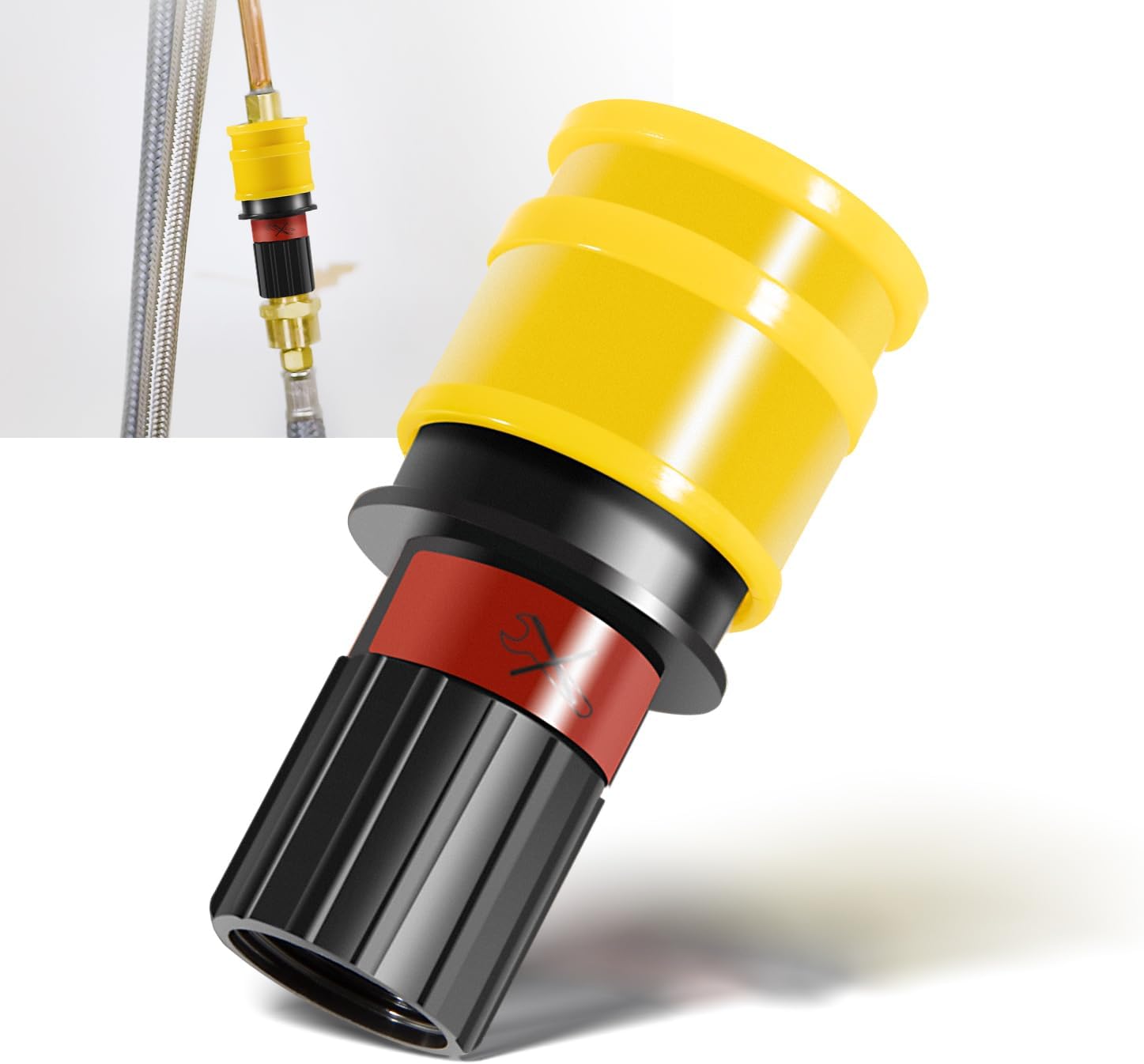 Replace for 46138000 1/2" Universal Quick Connect Coupling - Premium Bathroom Accessory Replacement