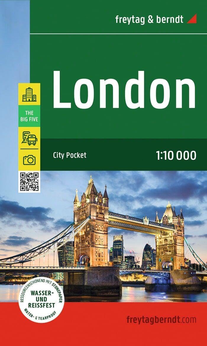 London City Pocket Map - 1:10,000: City Pocket, wasserfest und reißfest