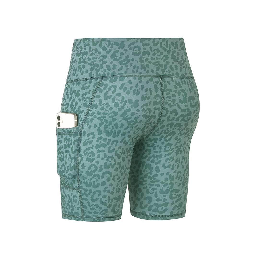 COTOP Pantaloncini Sportivi Donna,Biker Shorts con Tasche Estivi Pantaloncini Palestra Donna Vita Alta Opachi Shorts Donna Sportivi per Gym Running Yoga Leggings Corti