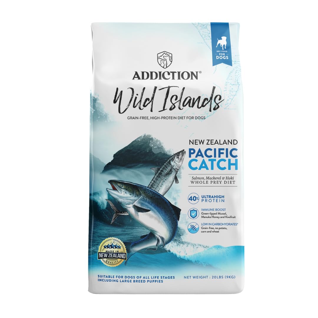 【アディクション】パシフィックキャッチ　グレインフリードックフード9kg Amazon.co.jp: Y.K アディクション ワイルドアイランズ