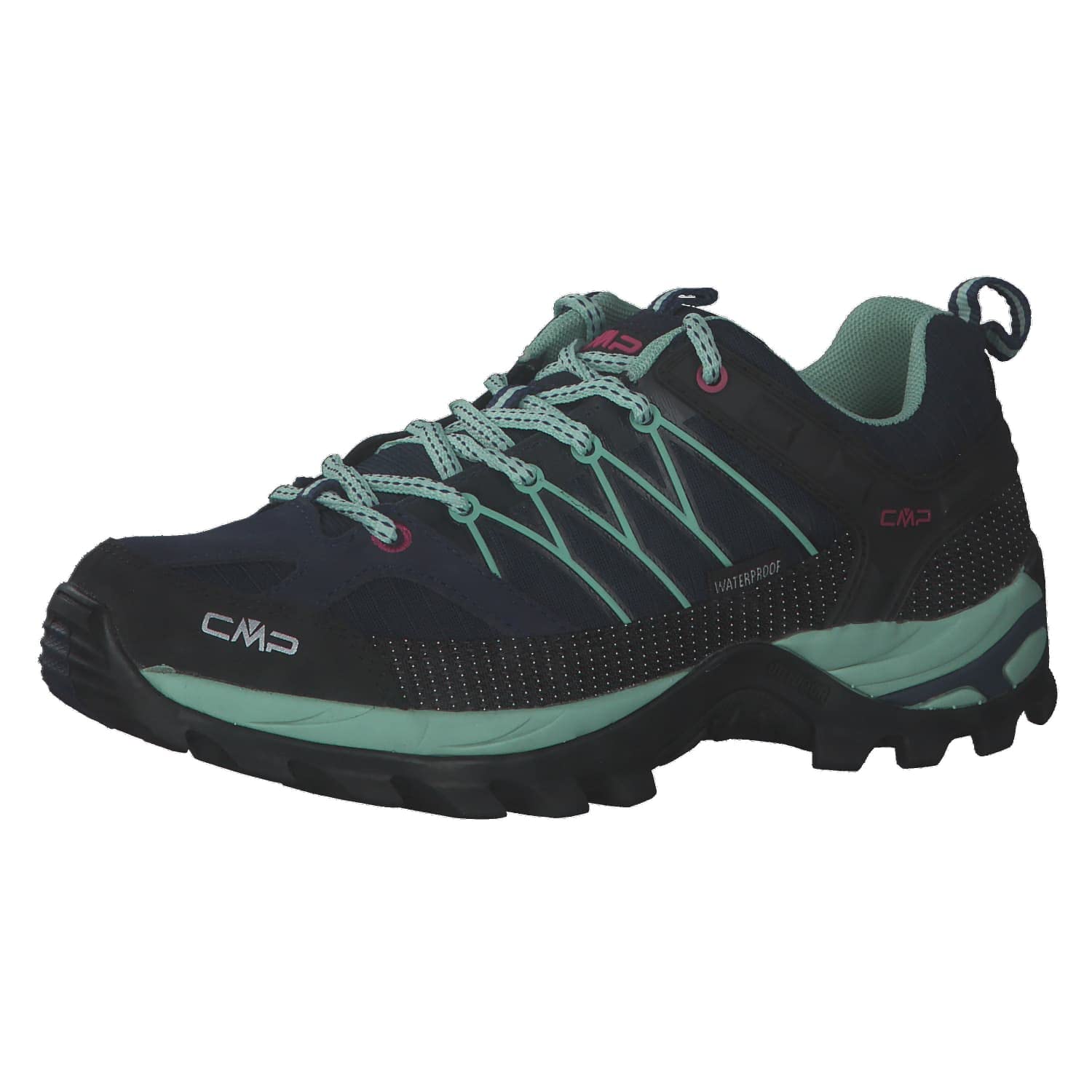 CMP Women's Rigel Low WMN Trekking Shoe WP, Blue-Acqua, 7 UK