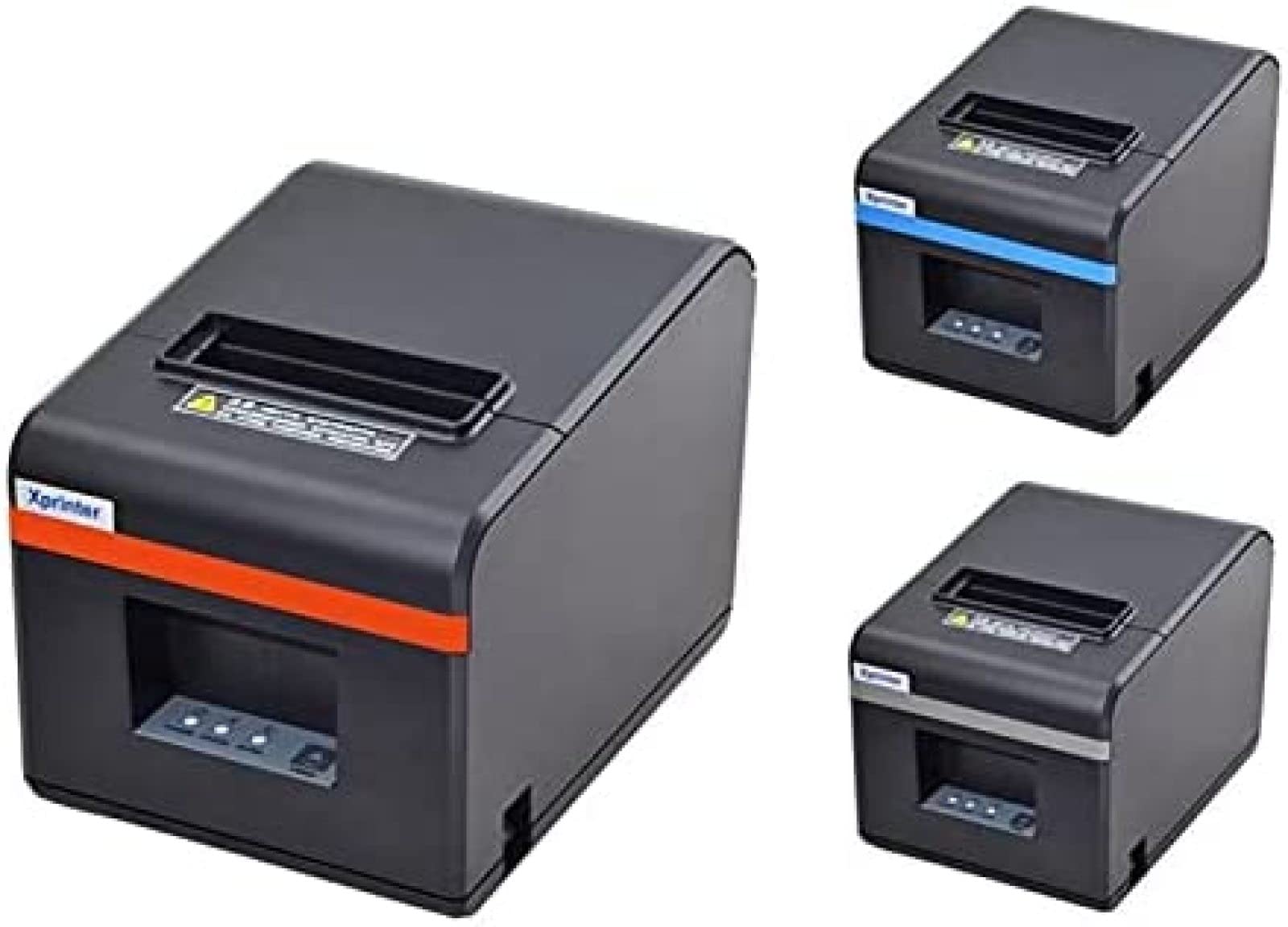 Desktop Label Printers 80mm Thermal Receipt Printers POS Ticket Printer With Auto Cutter For Kitchen USB/Ethernet Support Cash Drawer ESC/POS For Shipping, Address, Barcodes, Filing And More