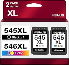 PG-545XL CL-546XL Compatible Cartridges for Canon 545 546 Cartridges | PG-545 Compatible for Canon Pixma TS3350 TS3150 TR4551 MX495 TR4550 MG2550s MG2555s TS3151 MG3050 MG2950 (Black, Colour)