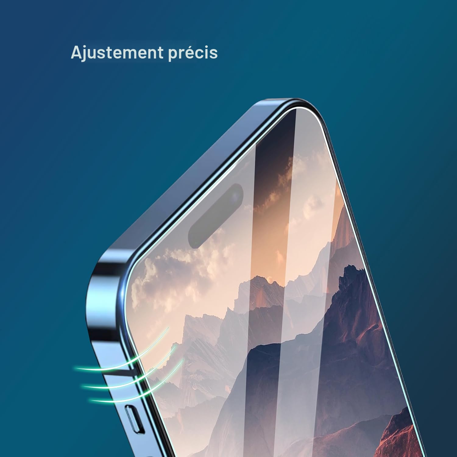 Lot De 3 Protections Écran + 3 Protections Objectif Pour IPhone 15 Pro Max - Verre Trempé 0.33mm - Compatible Dynamic Island - 10