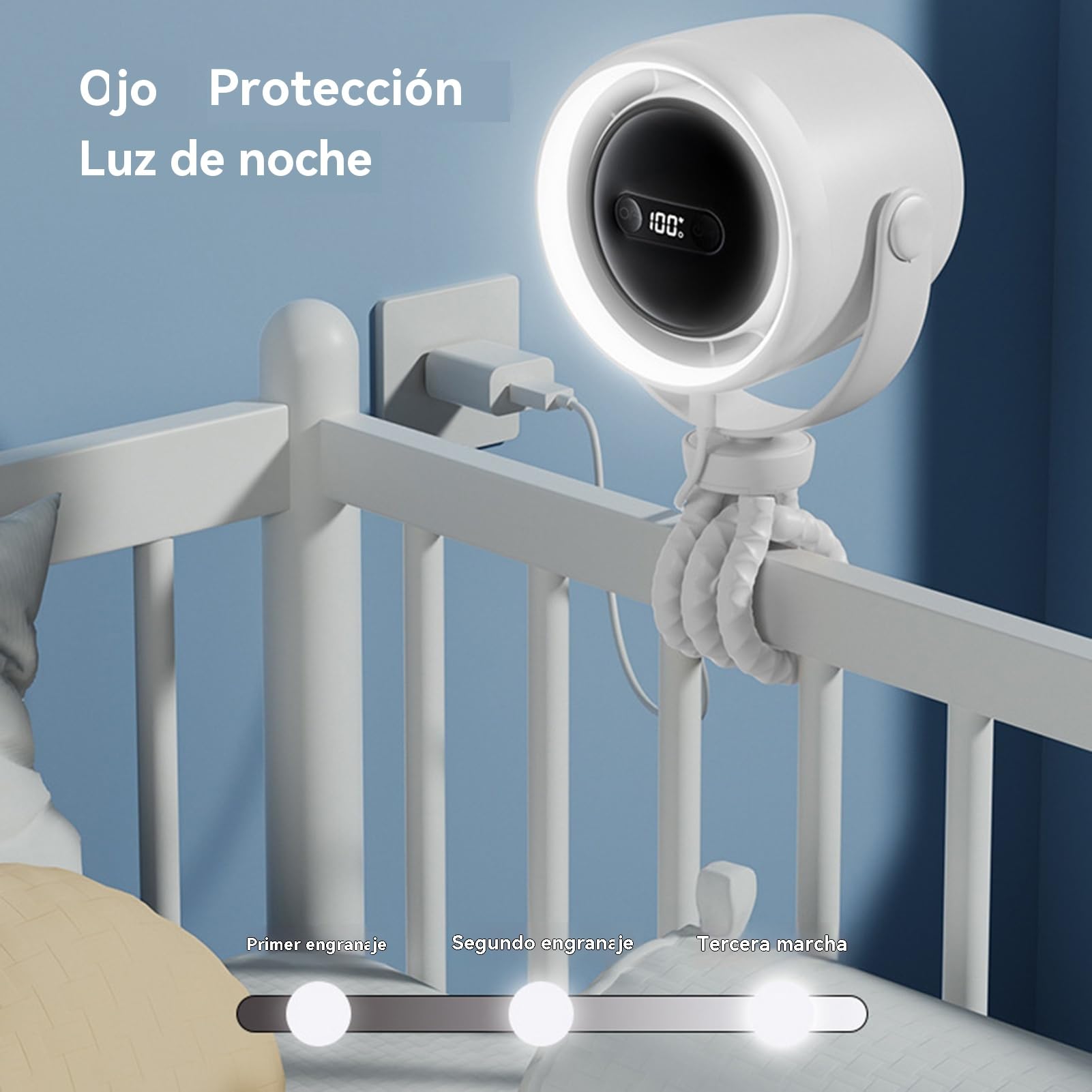 Ventilatore Con Clip Di Fissaggio Passeggino Portatile Ventilatore | Ventilatore Per Passeggino Neonato Portatile Rinfresco Viaggio Campeggio Spiaggia