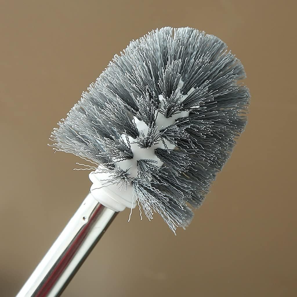 Toilet Brush Holder Toilet Brush Holder Household Wall-mounted Soft Hair Toilet Cleaning Brush 360° No Dead End Toilet Bowl Brush Bathroom Long Handle Toilet Brushs Set Toilet Brush Holders(B)