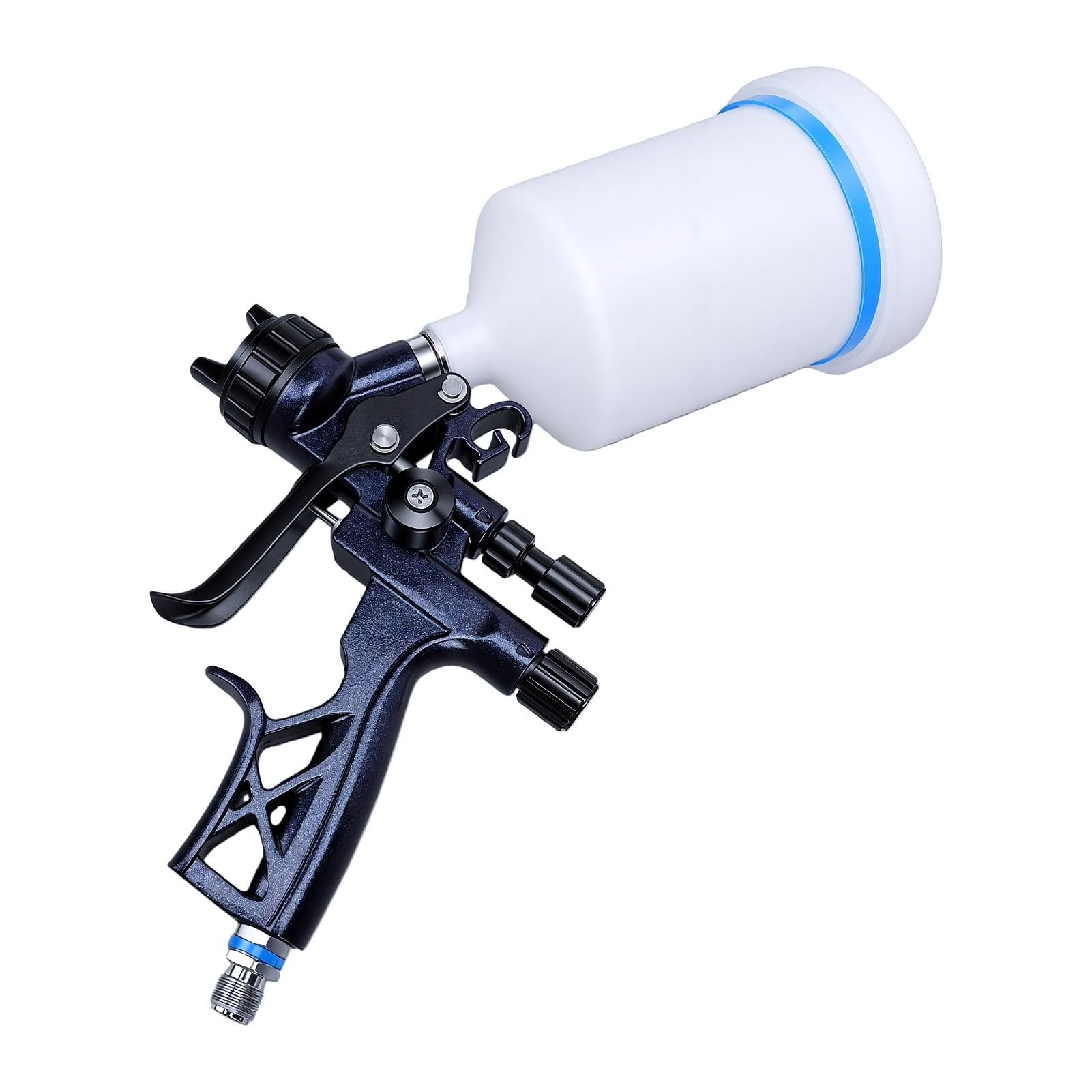 Tosuny HVLP-Spritzpistole 600ml Autolackierpistole-Set für Autos