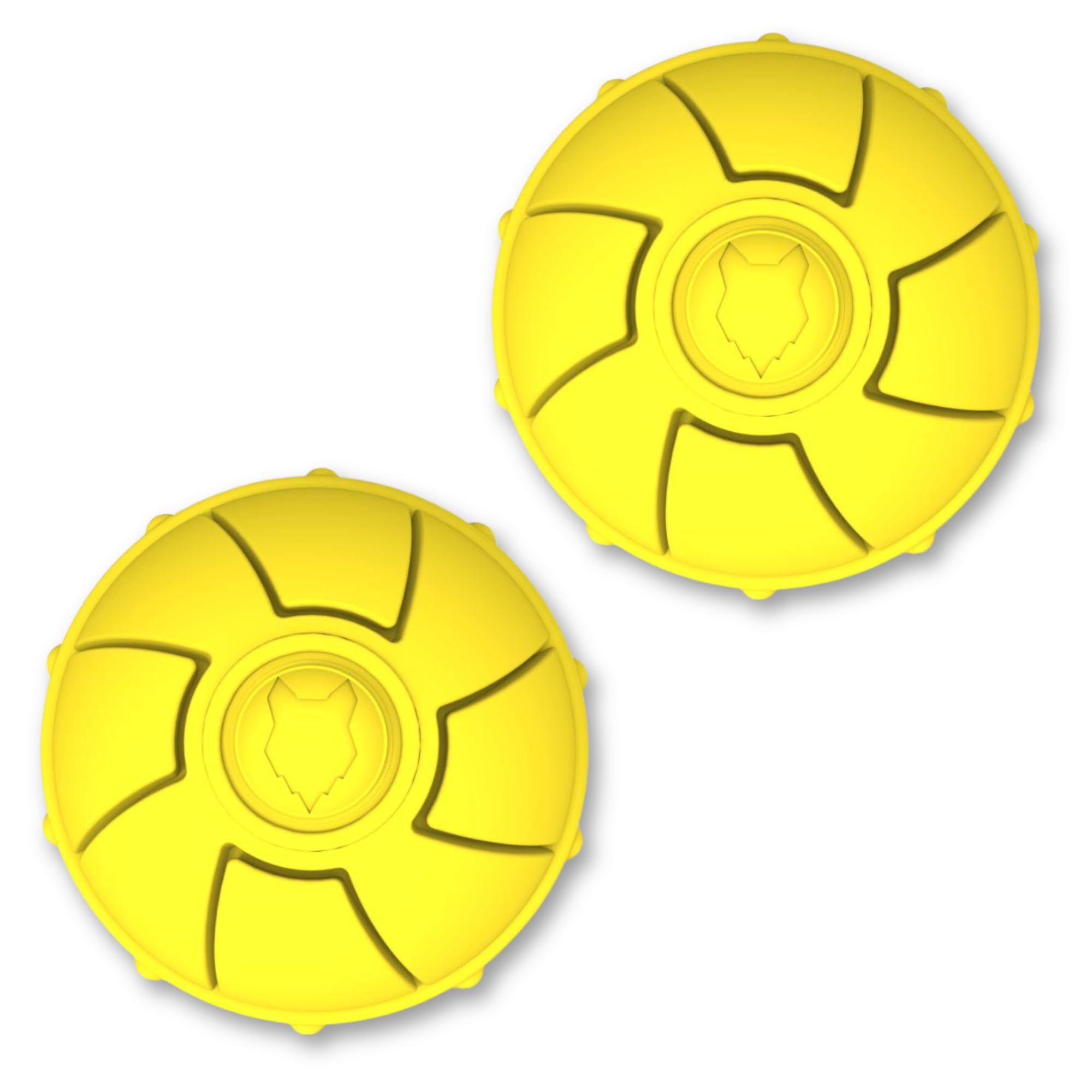 Fenrir - Dog Ball - High Bouncing Yellow Rubber for Fetch Recall - 2 5 Inch Durable Floating