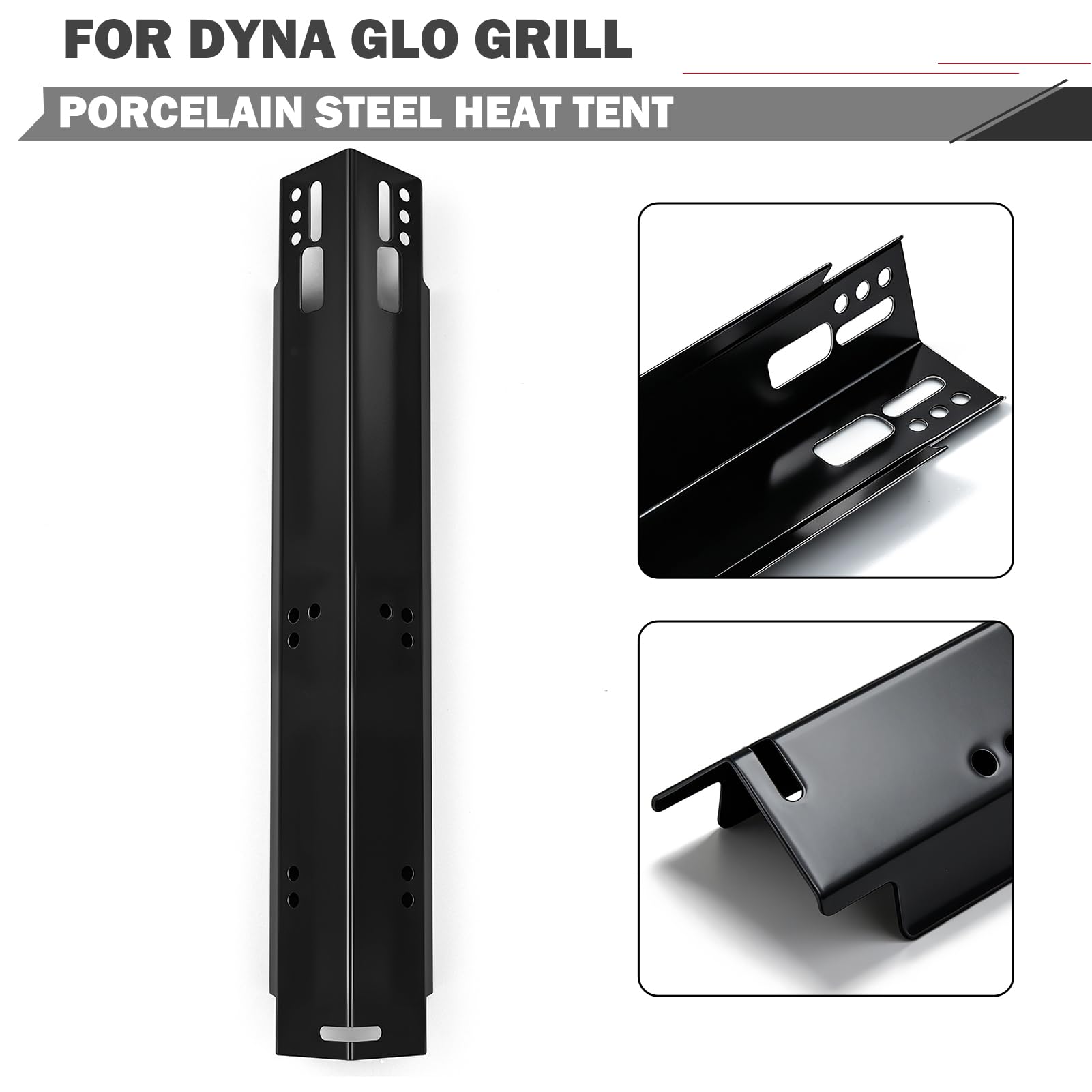 70-02-507 Piastre di calore di ricambio per Dyna Glo Grill Parti di ricambio DGX440SGP DGX440SGP-D Tende di calore Dyna Glo 4 bruciatori Parti di ricambio Griglia a gas Coperture per bruciatori