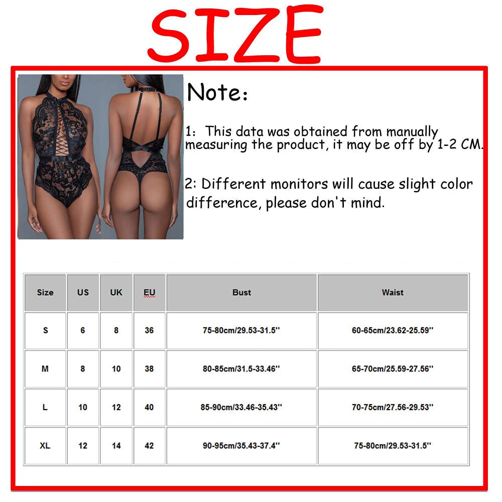 Halter Col V Dentelle Femmes Sexy
