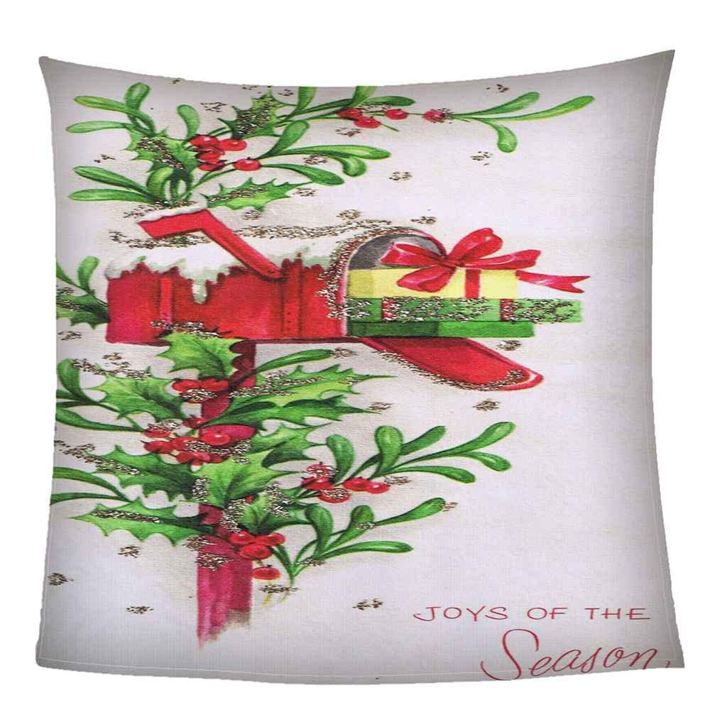 Couverture flanelle train de Noël rouge plaid chaud canapé lit salon chambre 100x130