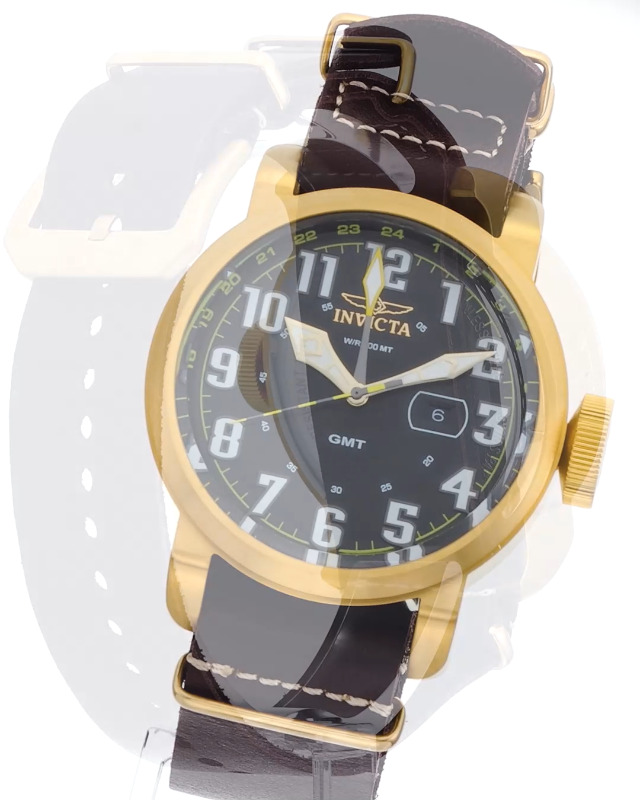 Amazon.co.jp: [インビクタ] 腕時計 Aviator Men 18888 メンズ  