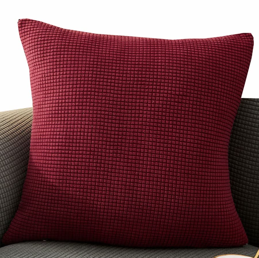 Throw Pillow Cover 40x70 50x70 Square/Rectangle Decorative Pillowcase Stretch Sofa Cushion Covers Grey Modern Throw Pillows For Couch Pillow Covers For Sofa Bed Room ( Color : Q , Size : 45x45 cm (1pc