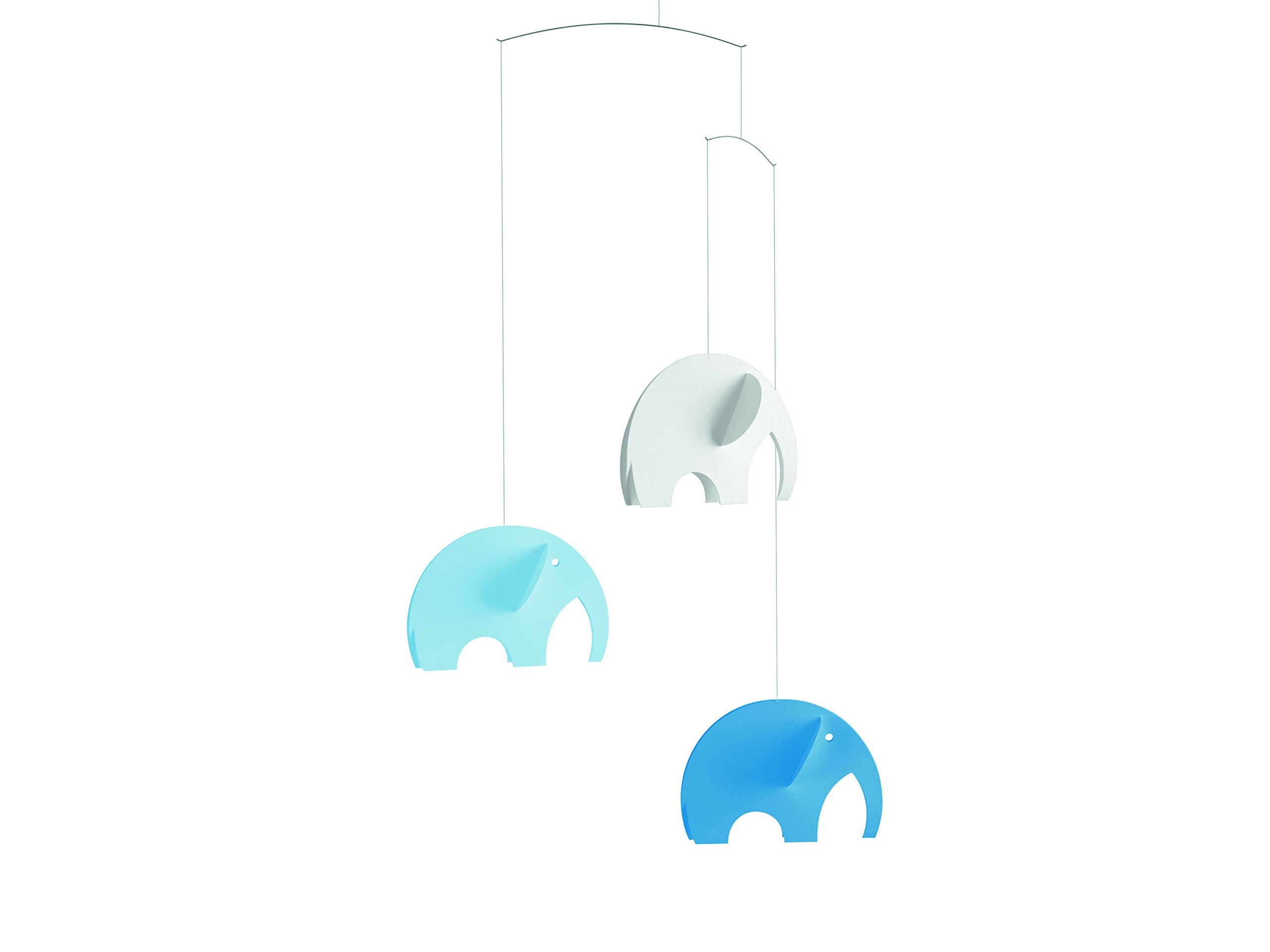 Mobile Olephants Bleu Flensted Mobiles suspendu au-dessus du berceau pour apaiser bébé