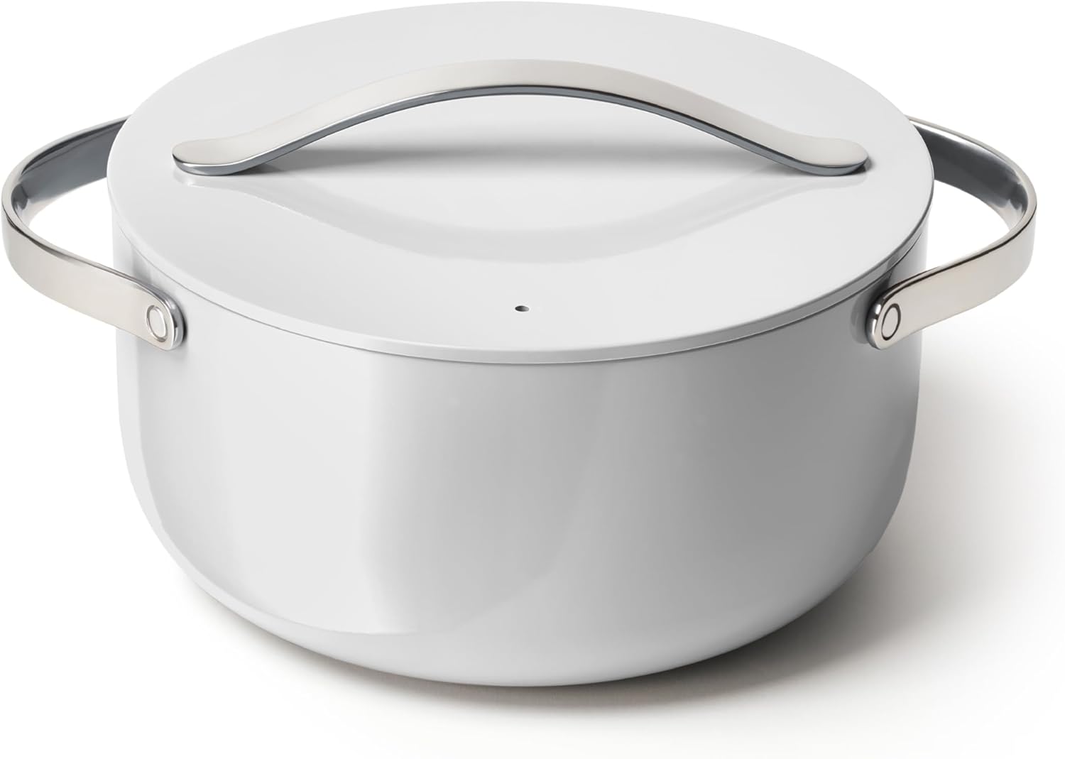 Caraway Nonstick Ceramic Dutch Oven Pot with Lid (6.5 qt, 10.5") - Non Toxic, PTFE & PFOA Free - Oven Safe & Compatible with All Stovetops (Gas, Electric & Induction) - Gray
