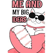 Me And My Big Ideas Cat-Themed Notebook For Ideas, Thoughts, And To-Do's, Cute Journal And Organizer For Women