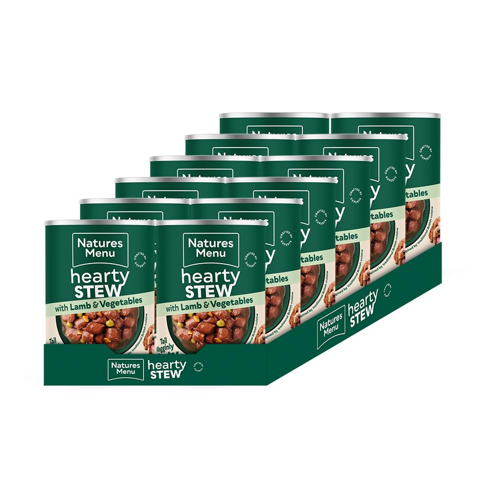 Natures Menu Hearty Stews Wet Food for Adult Dogs Lamb - 12 x 415g