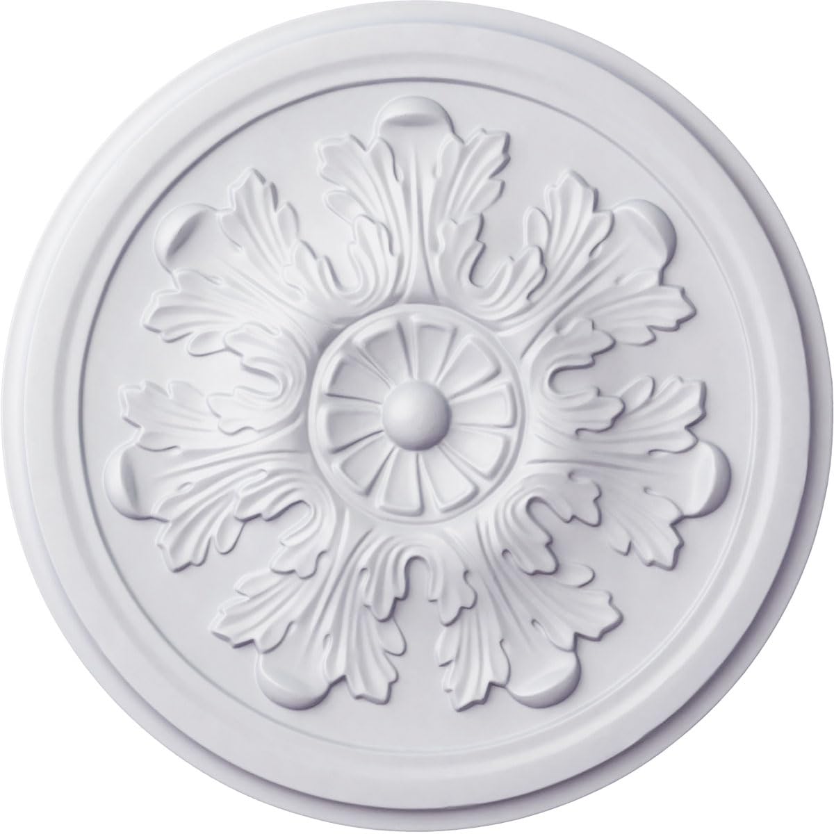 12 3/4"OD x 7/8"P Legacy Acanthus Ceiling Medallion (Fits Canopies up to 3 1/2") (color may vary)