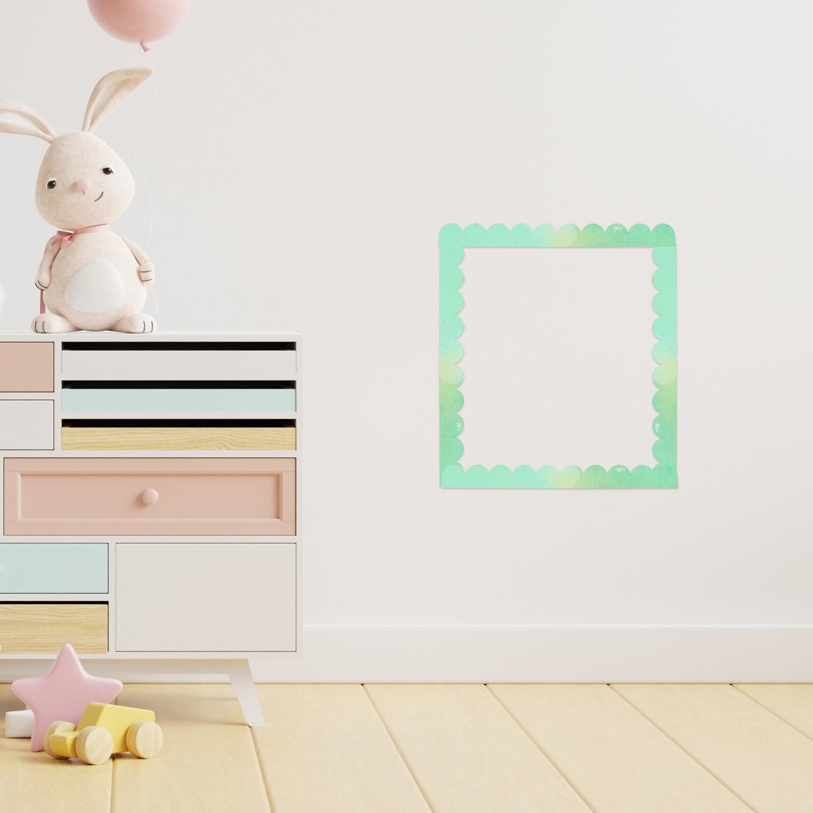 Cornice Decorativa per Porta in Legno Smerlato 24 Pezzi Non Rifinita