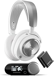 SteelSeries Arctis Nova Pro Wireless Xbox Blanc - Casque Gaming multisystème - Haut-parleurs magnétiques néodyme - ANC - Autonomie illimitée - Micro ClearCast Gen2 - Xbox, PC,PS5,PS4, Switch 2 -Blanc