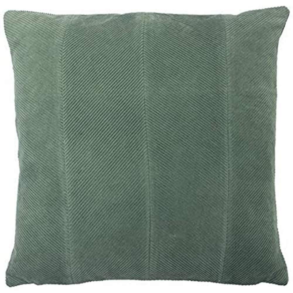 Furn Jagger Ribbed Corduroy Cushion in Green
