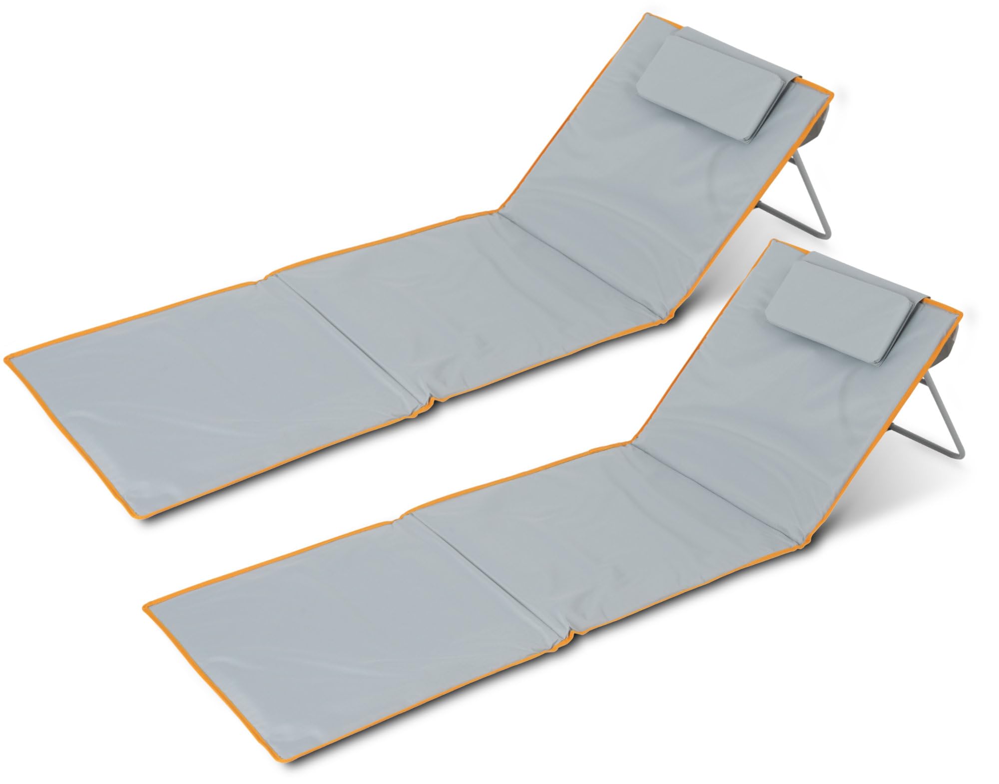 Stagecaptain BM-160 GY/OG Tapis de Plage Layla Lot de 2, Sac: 28 x 18 cm