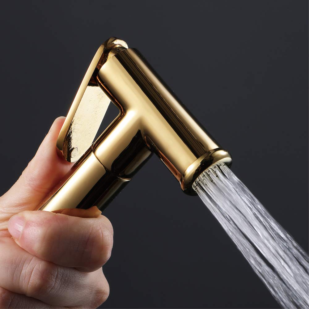 Rociador de pañales de Tela de latón for Inodoro, Kit de Inodoro con rociador portátil for higiene Personal, fácil de Instalar, estándar Europeo 1/2(1/2 European Standard)