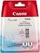Produktbild Canon CLI-8 PC/PM Original Tintenpatronen, Mutlipack je 13ml, foto-cyan/foto-magenta