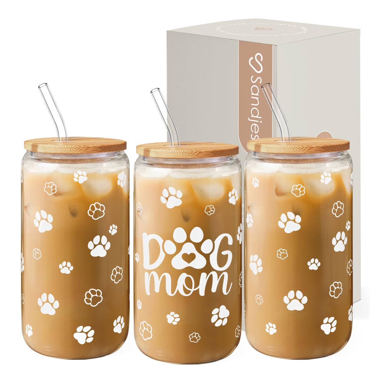 SANDJEST Dog Mom Cup