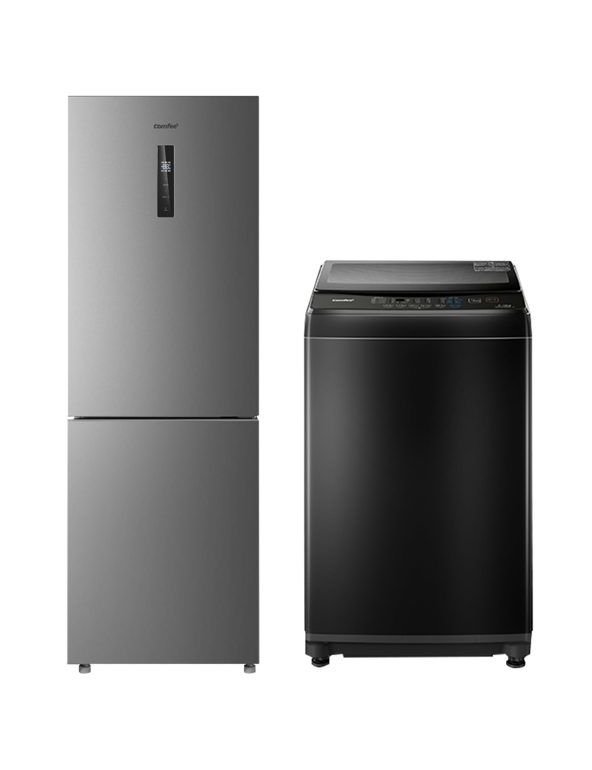 Amazon | 【家電セット 2点】 コンフィー(COMFEE') 冷蔵庫237L+洗濯機
