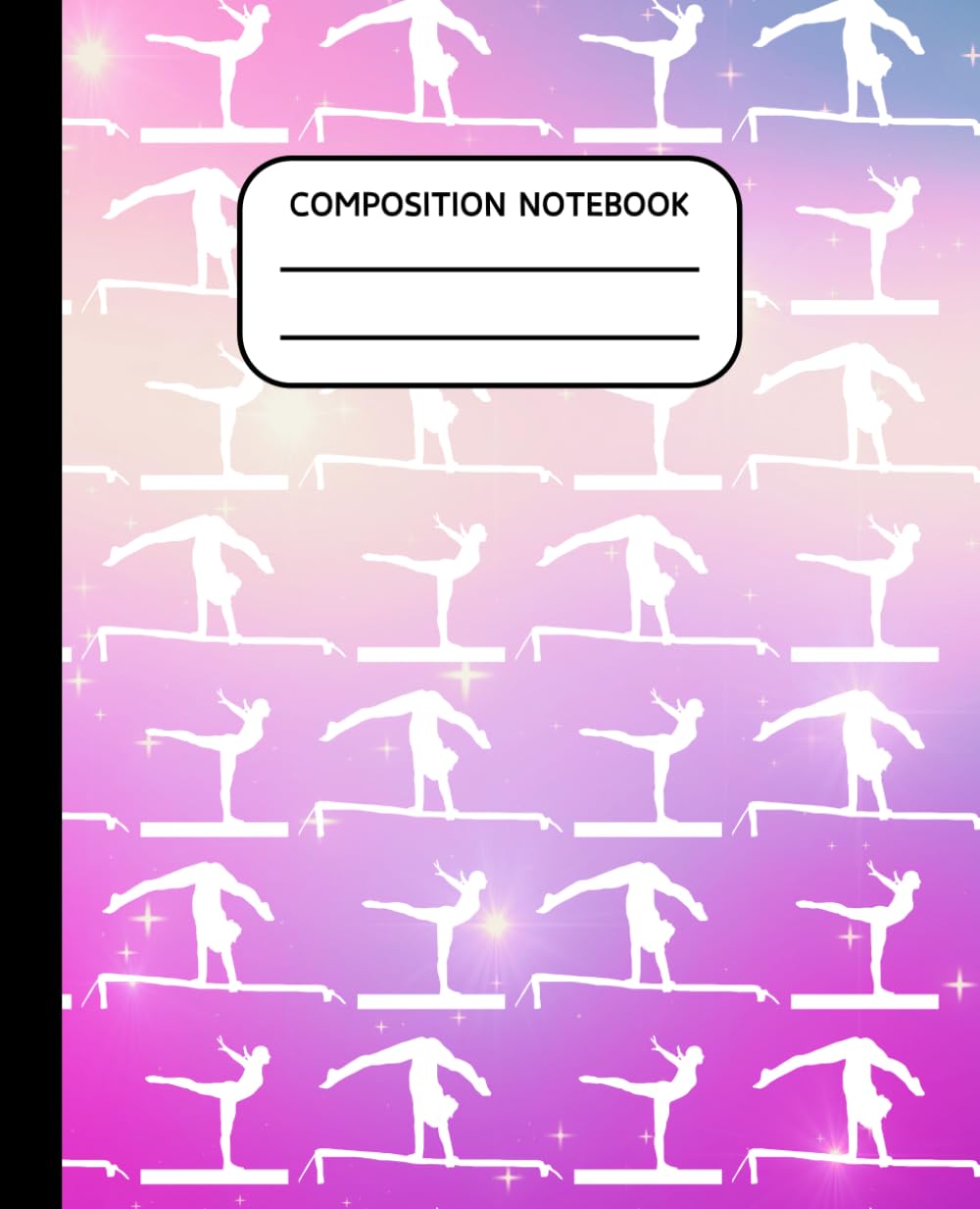 Gymnastics Composition Notebook: Wide Ruled 110 Pages, Gift for Gymnast