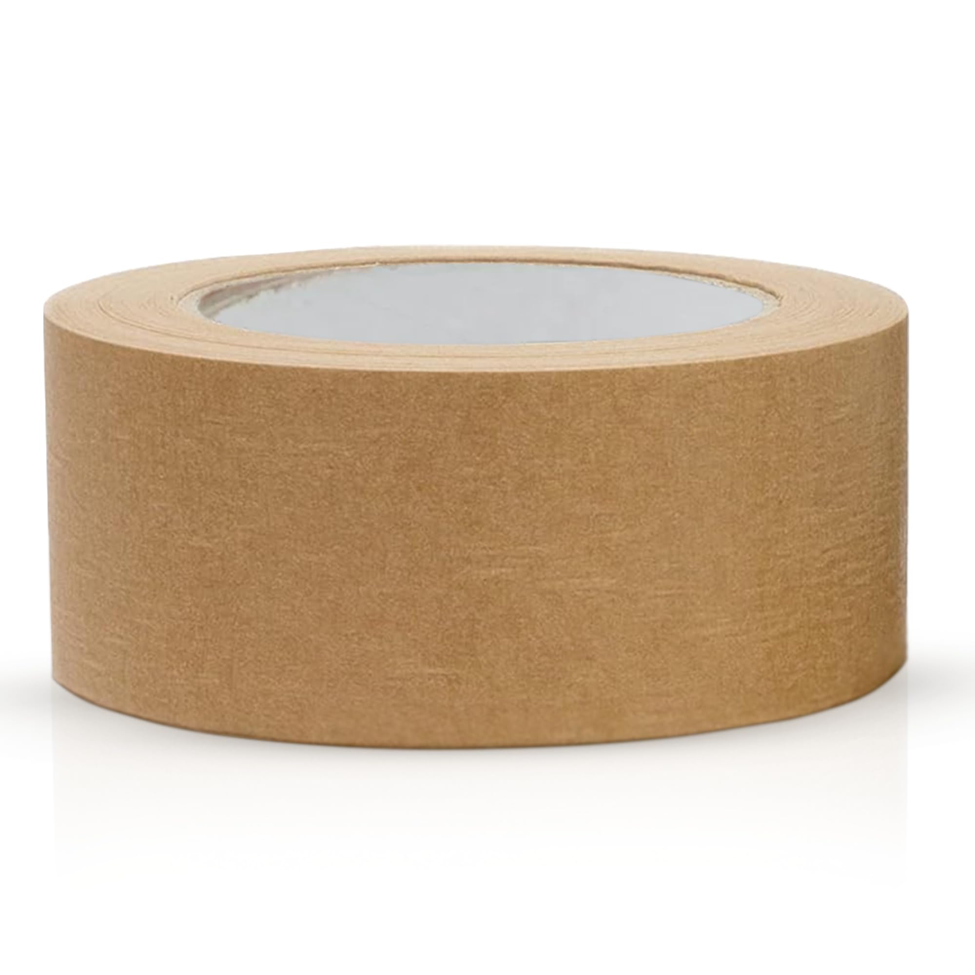Simplz Heavy Duty Kraft Paper Tape 48mm x 50m, 1 Roll | Brown Self Adhesive Paper Packing Tape, Recyclable Parcel Tape for Boxes, Moving & Shipping