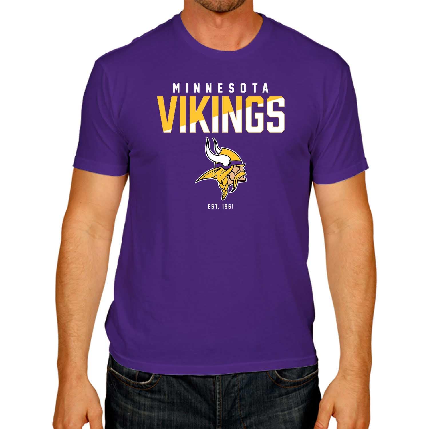 Team Fan Apparel Adult NFL Diagonal Fade Color Block T-Shirt - Officially Licensed - Tagless - 100% Cotton - Unisex