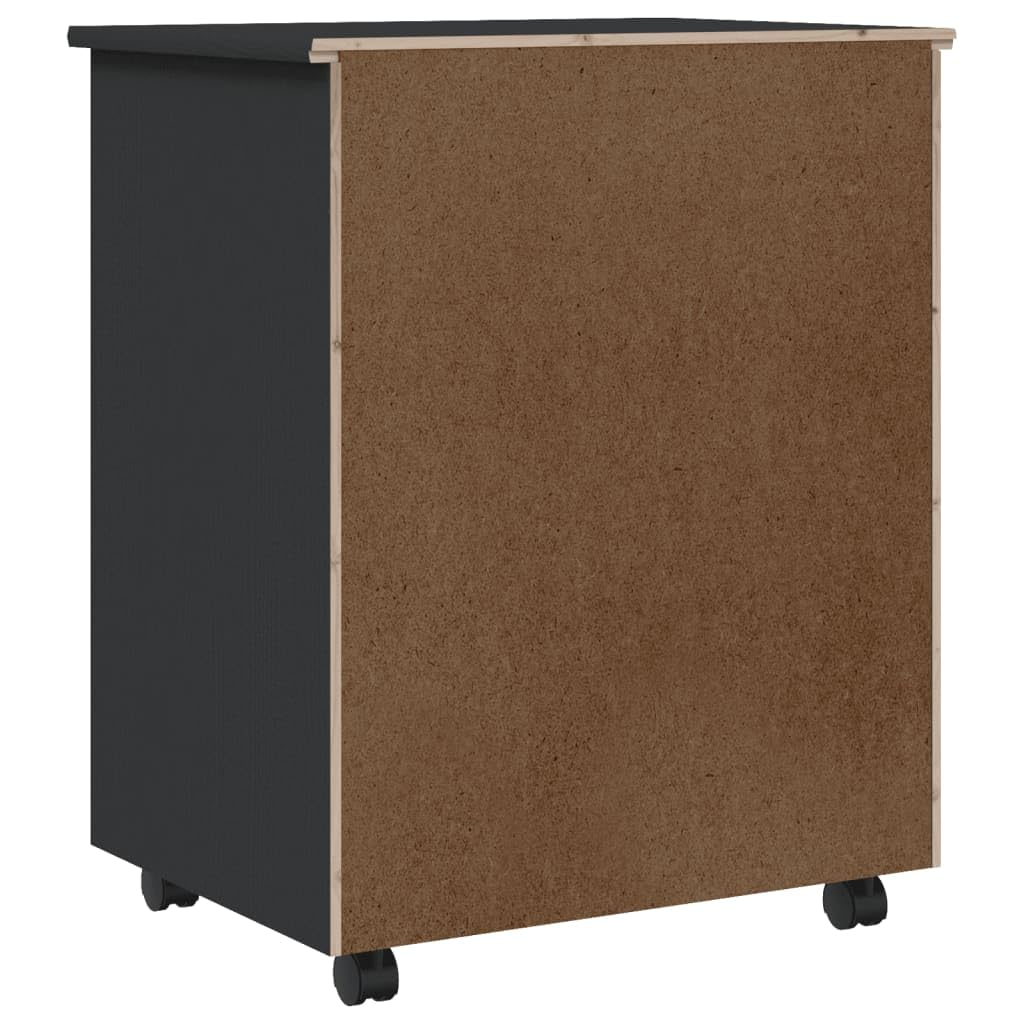 Armario giratorio con cajones Moss gris madera maciza de pino, mueble portaobjetos estantes ahorra espacio, mueble armario de almacenamiento, aparador armario de cocina para salón v mueble