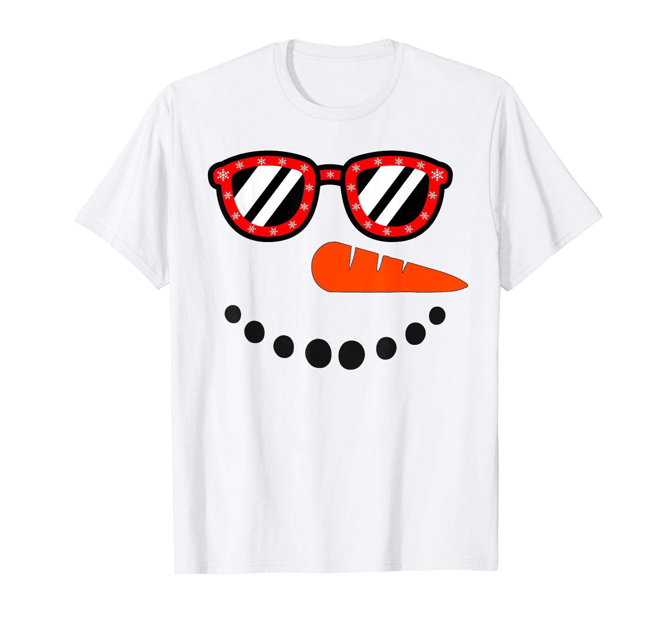 Snowman Christmas Shirts For Men Women Snowman Girls Boys T-Shirt
